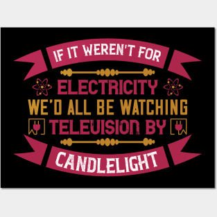 Electricity Joke Posters and Art